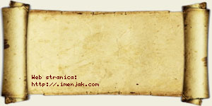 Trnjina Joksić vizit kartica